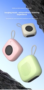 Custom Logo Portable X25 <b>Mini</b> Bluetooth <b>Speaker</b> with Card Subwoofer Fabric Pattern Wireless Outdoor Audio USB Gadget Promotion - Product Image 4