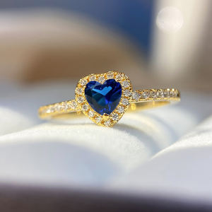 Anillo de Compromiso de Plata de Ley S925 con Corte Brillante de Lujo para Mujer, Chapado en Rodio con Circonita Cúbica - Product Image 6