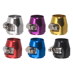 Hoso Racing Aluminum Hose Clamp AN4 AN6 AN8 AN10 AN12 Red Car Fuel Line Fitting - Product Image 3