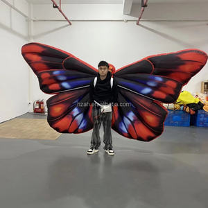 Costume <span class=keywords><strong>gonflable</strong></span> géant à ailes de papillon, modèle amusant à LED pour défilé Oxford - Product Image 1