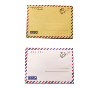 Trắng đen đỏ Kraft vàng hồng nâu Phong bì kỳ nghỉ lễ hội thư C5 DL ZL C6 <span class=keywords><strong>B5</strong></span> A4 A5 #10 phong bì giấy có cửa sổ - Product Image 3