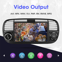 Reproductor Multimedia de DVD para Automóvil con Android 13, Apto para FIAT500, Carplay Inalámbrico, Android Auto, Navegación GPS, Radio para Automóvil, DSP, WIFI