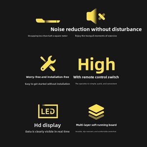 <span class=keywords><strong>Tapis</strong></span> <span class=keywords><strong>de</strong></span> marche pliable électrique professionnel <span class=keywords><strong>de</strong></span> haute qualité avec écran LED portable, mini <span class=keywords><strong>tapis</strong></span> <span class=keywords><strong>de</strong></span> <span class=keywords><strong>course</strong></span> 2HP, capacité <span class=keywords><strong>de</strong></span> charge 120KG, amortissement des chocs - Product Image 3
