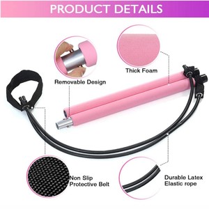 Chất Lượng Cao Xách Tay 2-Chân Pilates Thanh Trọng Lượng Nhẹ Huấn Luyện Viên Yoga Tập Thể Dục Kháng Ban Nhạc Tập Thể Dục Phụ Kiện - Product Image 3
