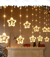 Guirlandes lumineuses LED de Noël décorées pour une utilisation intérieure et extérieure de 3 mètres pour les décorations de Noël