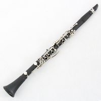 OEM Focustyle Matte BB Bass Clarinet with Bakelite Hard Rubber Body Nickel Silver Keys Barrel 17-Key Woodwind Instrument