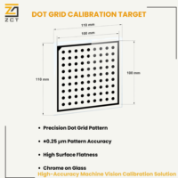 Cible de calibrage à grille de points personnalisée pour la calibration des objectifs de caméras de vision industrielle, la mesure 3D et l'utilisation en guidage robotique