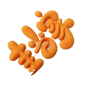Made in China Customized Heat Transfer Silicone Patch OEM Iron on <b>Sticker</b> Soft Tags High Quality Waterproof logo for Clothing - Product Image 1