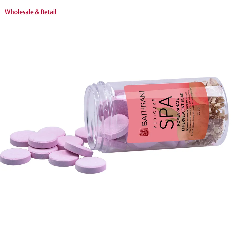 Pedicure Soak Tablets Aromatherapy Bath Fizzy For Foot Care Spa Salon