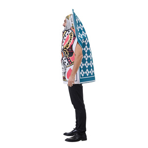 Nouveau Costume de Cosplay Amusant Personnage de Carte à Jouer Reine Roi As de Cœur pour Adultes Enfants Hommes Femmes Garçons Filles, en Mousse - Product Image 4