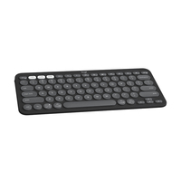 Logitech Pebble Keys 2 K380s Keyboard Nirkabel Bluetooth Multi-Perangkat Tipis Portabel Keyboard Tablet Dengan Tombol Multimedia