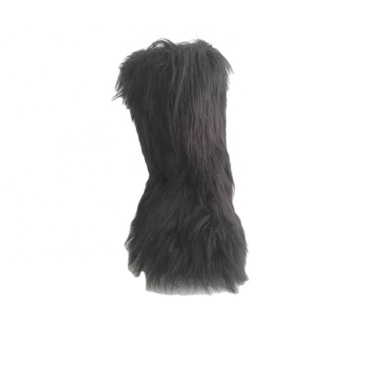 Лидер продаж, корейские ботинки из искусственного меха, Зимняя Теплая обувь, женские зимние ботинки, высокие ботинки из искусственного меха для женщин