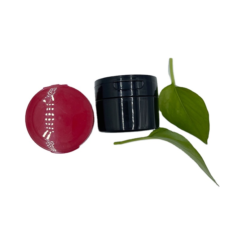 80G PP Face Skin Care Beauty Round Cosmetic Oackaging Jar With Flip Cap
