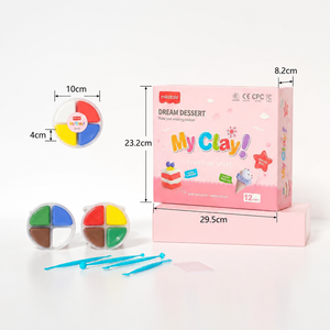 Ensemble de jouets éducatifs, argile à séchage à l'air, argile de haute qualité, design pour les cadeaux d'argile pour enfants - Product Image 2