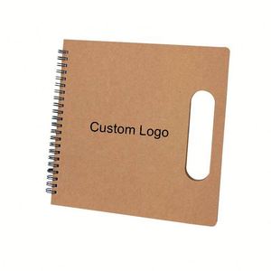 Set de Papelería Personalizable para Oficina, Regalo Ecológico Promocional, Bloc de Notas Adhesivas con Cubierta de Papel Kraft en Espiral - Product Image 2