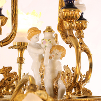 Yi-joeryutop — lampe suspendue en laiton et porcelaine, abat-jour, lustre à fleurs ou plafond, produit de luxe, style européen