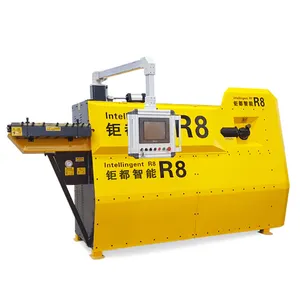 Factory price R8 model process 5-12mm steel bar Automatic stirrup bending machine