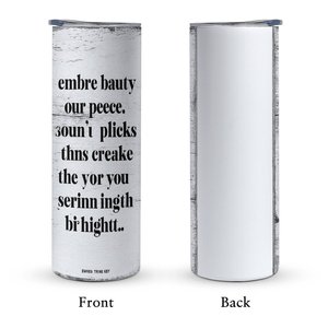 Gobelet isotherme en acier inoxydable 20 oz, design personnalisé, pour usage quotidien - Product Image 2