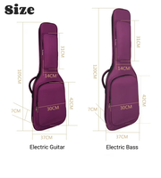 Factory 20mm Universal Electric Bass Bag 39inch Electric Guitar Bag for Electronic Organ Instrument Bag