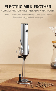 Mousseur à lait manuel rechargeable par USB en gros, écologique, mousseur électrique, mélangeur à café pour matcha, collagène - Product Image 5
