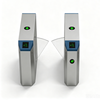 Barrera de Acceso con Código QR, RFID y Reconocimiento Facial, Torniquete para Control de Acceso en Aeropuertos, Estaciones de Metro y Entradas de Seguridad