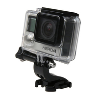 Base de fixation rapide à crochet en J pour mentonnière et sangle de poitrine de casque, compatible POV avec DJI Osmo Action, GoPro Hero, Insta360