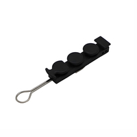 Tendeur de câble en acier de type S, Fixateur plastique FTTH, Fixation de câble de cuir, Fixation de câble à fibre optique, Cale plastique, Ancrage de câble, Pince de poteau