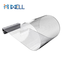 Pantalla de película LED transparente flexible P5 para pantallas Publicidad Video Walls Señalización digital Uso de medios versátiles