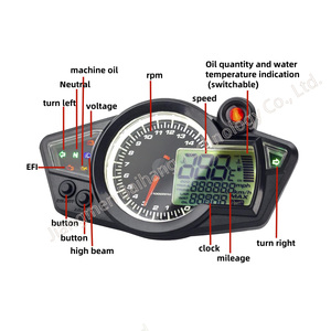 Indicador de combustible digital de fácil instalación medidor de horas odómetro tacómetro para Koso RX1N CFMoto <span class=keywords><strong>CF</strong></span> <span class=keywords><strong>650NK</strong></span> - Product Image 2