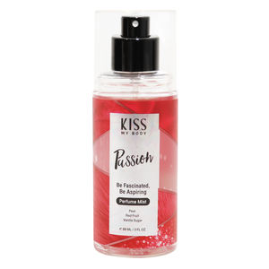 KISS MY BODY PERFUME MIST PASSION 88ML Despierta tu pasión Lleno de deseos Seductor con Pera, Frutos Rojos y Azúcar de Vainilla - Product Image 5