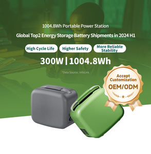 Estación de Energía Portátil Apilable de 1kW a Precio de Fábrica, Batería LiFePO4 de Alta Densidad de 1.04kWh, Refrigeración por Aire para Sistema de Energía Solar - Product Image 6