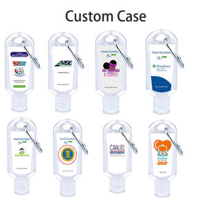 Mini désinfectant pour les mains de marque, porte-clés cadeau avec gel alcoolisé liquide désinfectant pour les mains, crochet - Product Image 2