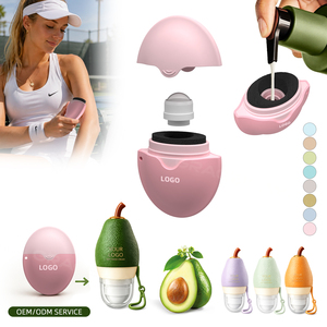 OEM ODM Outil d'application de crème solaire lavable et rechargeable <span class=keywords><strong>pour</strong></span> la protection estivale, applicateur de crème solaire en silicone avec éponge - Product Image 1