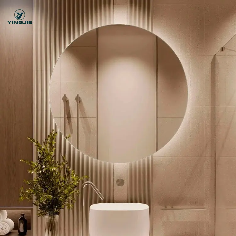 Настенные зеркала домашний Декор Современный волшебный туалетный столик для ванной с сенсорным экраном умное зеркало со светодиодным светом