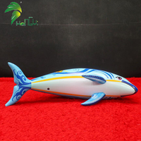 Système solaire gonflable géant Blue Dolphin pour la décoration publicitaire d'événement