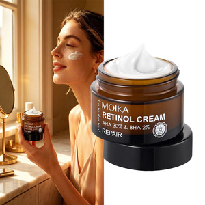 Crème réparatrice au rétinol pour le visage, soin naturel à base de plantes, hydratante, anti-rides, régulatrice de sébum et raffermissante, vente en gros sur mesure en usine - Product Image 1