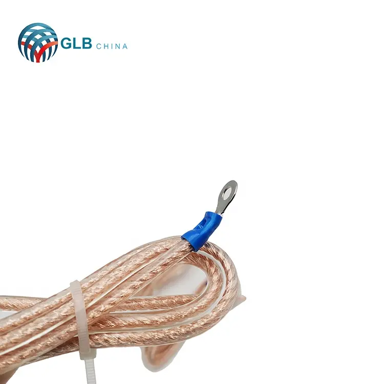 Cobre puro Precio de fábrica Personalización 50mm2 Cable de alambre de cobre trenzado solar plano estañado para conector flexible