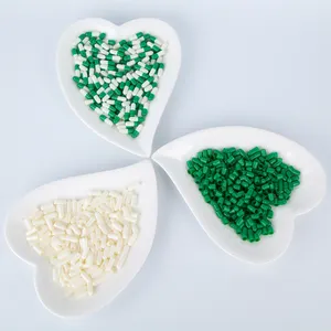 Taglia 0 capsula vuota verde e bianca/capsula vegetale