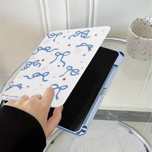 Pour <span class=keywords><strong>iPad</strong></span> A16 11e génération Housse à nœud papillon avec porte-stylet <span class=keywords><strong>Coque</strong></span> arrière en silicone pour <span class=keywords><strong>iPad</strong></span> 10,9 pouces 10e génération 2022 Étui pour tablette - Product Image 4