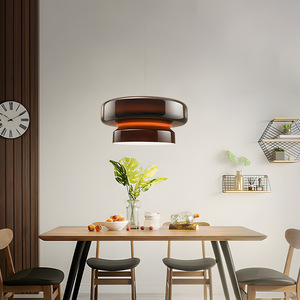 Art nordique postmoderne, restaurant, <span class=keywords><strong>café</strong></span>, club-house, boutique, hôtel, design personnalisé, coloré, luxe léger, fer et verre - Product Image 2