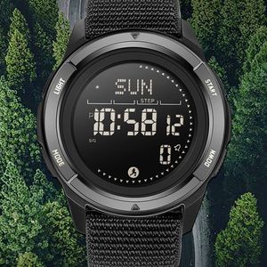Orologio da polso digitale multifunzionale da uomo con display singolo, per nuoto, alpinismo, sport elettronici, contapassi, <span class=keywords><strong>timer</strong></span> W78 - Product Image 6