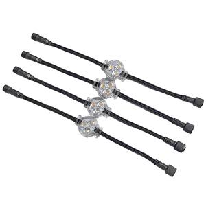 Aoying DC12V/24V 30MM IP68 Éclairage LED Pixel Permanent Étanche Effet Pierre Précieuse pour Noël et Fêtes, Éclairage Ponctuel Extérieur pour Maison - Product Image 2