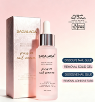 Sérum Dissolvant pour Ongles SAGALAGA 30ml Personnalisable avec Logo OEM, Non Toxique, Enrichi en Vitamine E, Adapté au Nail Art, Vente en Gros pour Salons