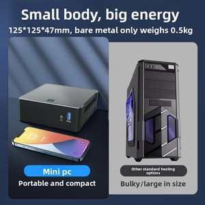 Mini PC Msecore <span class=keywords><strong>AMD</strong></span> <span class=keywords><strong>Ryzen</strong></span> <span class=keywords><strong>7</strong></span> 4700U, Computadora de Escritorio Portátil de Alto Rendimiento para Oficina, Hogar y Juegos, Compatible con Windows 10 - Product Image 3