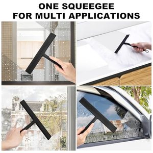 Limpiacristales de silicona negro de nuevo estilo para baño, accesorios de baño, limpiador de vidrio, escobilla para ducha, raspador de cristales para ventanas - Product Image 5