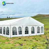 Tentes de réception en PVC imperméable de grande taille 20x40 40x60 pour événements commerciaux et salons professionnels