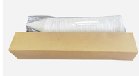 Gobelet conique jetable à paroi simple pour crème glacée, 5 oz, en papier blanc, avec revêtement PE ciré, qualité alimentaire, marque Brest, pour eau potable en aéroport
