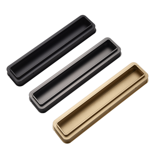 Recessed Hidden Drawer Pulls Aluminum Inset Concealed Cabinet Handles for Wardrobe Cupboard Shoe Cabinet - Product Image 1