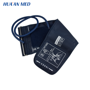 HUAAN MED mesin <span class=keywords><strong>Monitor</strong></span> tekanan darah bayi, tempelan nilon ukuran anak-anak 10-19CM lengan atas Digital dengan konektor - Product Image 4