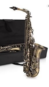 <span class=keywords><strong>Saxophone</strong></span> <span class=keywords><strong>alto</strong></span> ténor tonalité EB Corps en laiton Nickel noir Finition dorée Hypotenor Solo 4/4 - Product Image 4